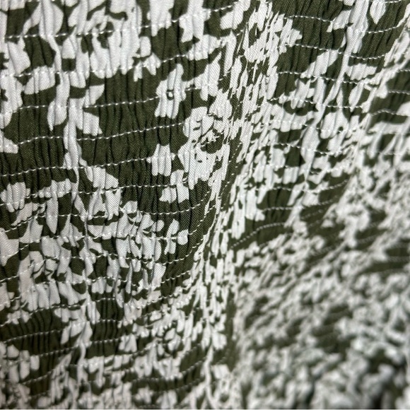 Lulus Budding Budding Palette Green Floral Smocked Halter Mini Dress - Picture 6 of 9